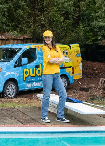 Puddle Pools Employee By Van